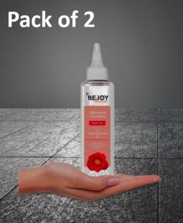 💆‍♀️ Bejoy Japanese Camellia Hair Oil 🌺 Pack of 2 – Luxurious Hair Care for Women, 150ml Each